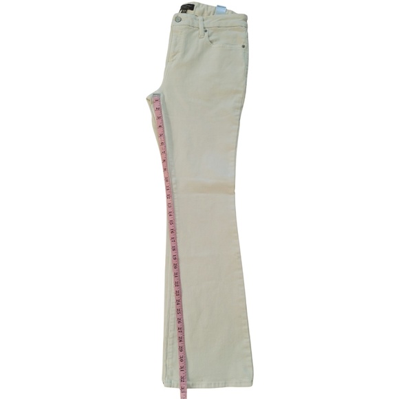 Bootcut Low Rise Jean Banana Republic Vintage Stretch Ecru Denim Pants Sz 30/10 - Picture 6 of 13